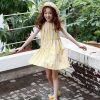 Girls AONUOSI | Girls' Korean Style Striped Dress