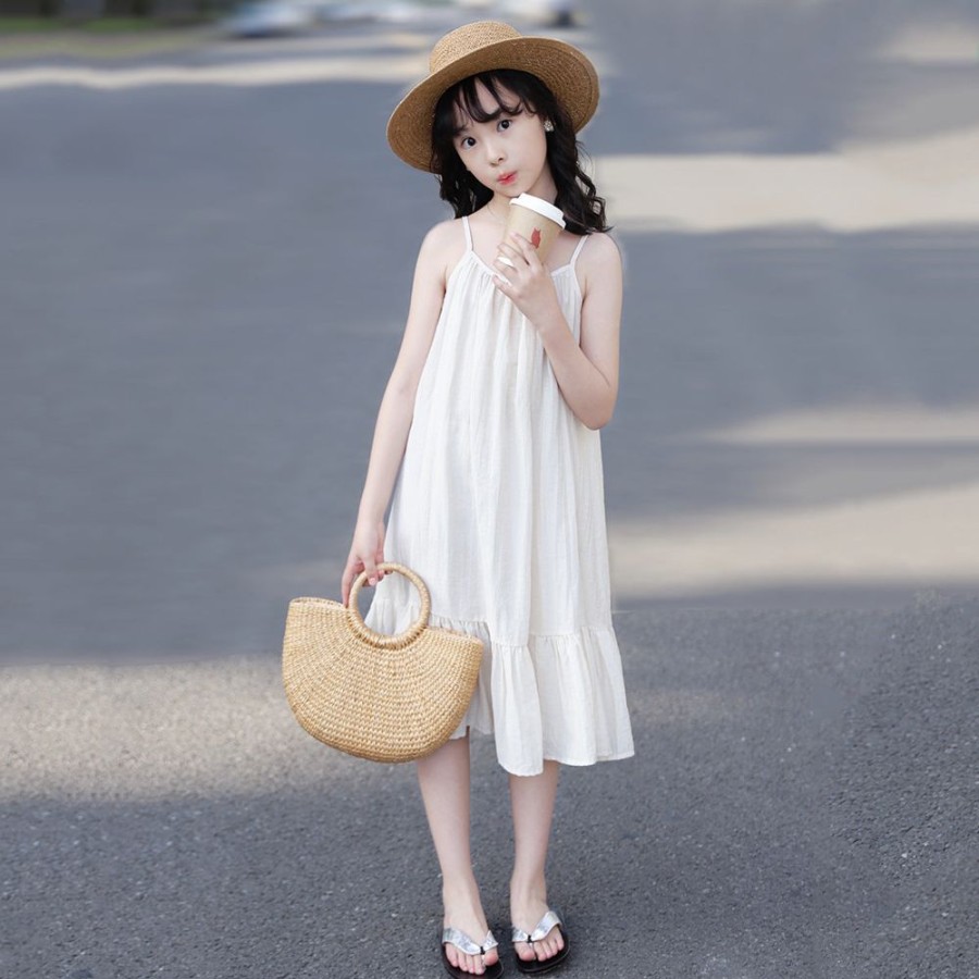 Girls TAKIBABE | Korean Style Girls' Slip Dress