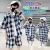 Boys TAOYILE | Boys' Checkered Shirt And Shorts Two Pieces Set Checkered Two Pieces Set