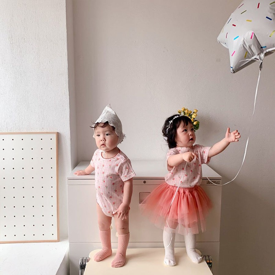 Babies/Toddlers DIANXI | Baby Girl Tulle Two-Piece Set