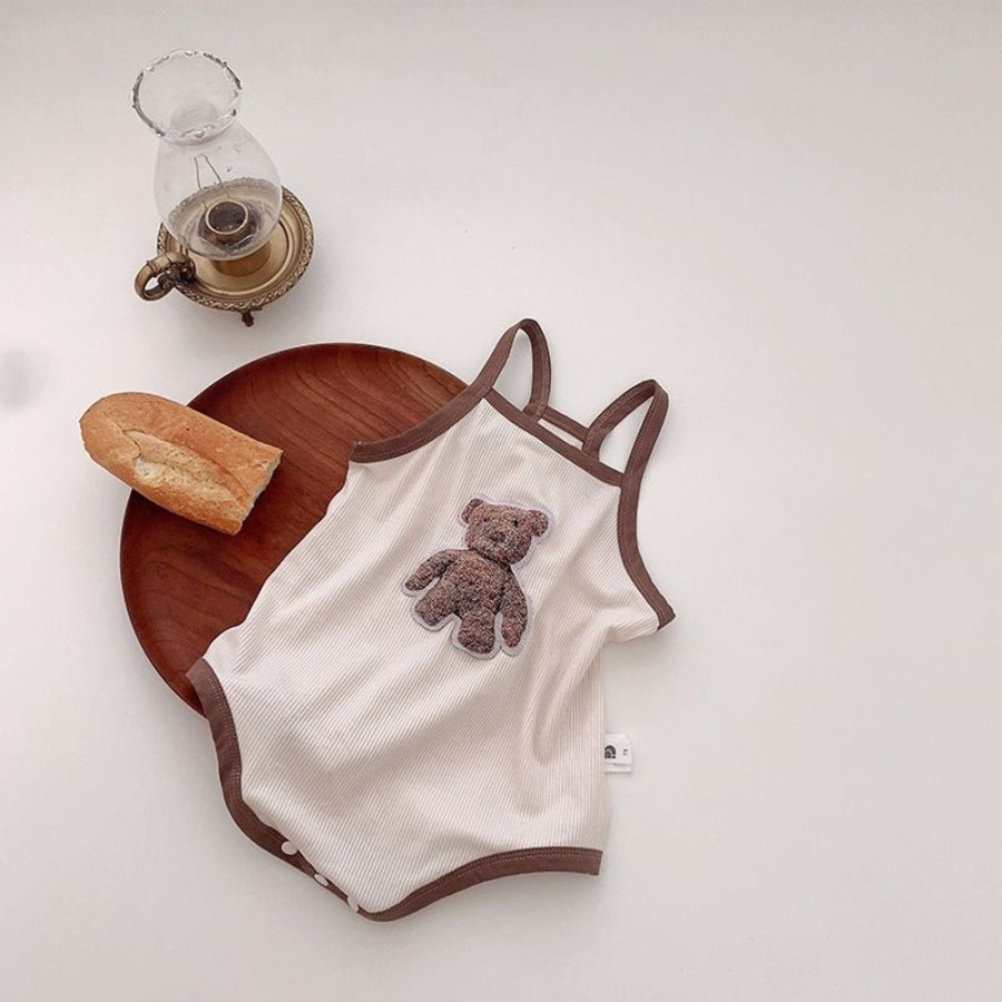 Babies/Toddlers DIANXI | Baby Cartoon Bear Onesie