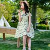 Girls AONUOSI | Girls' Korean Style Floral Dress