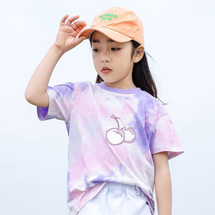 Girls AONUOSI | Girls' Korean Style Tie Dye T-Shirt