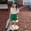 Girls LITTLE POTATO | Girls' Casual T-Shirt And Shorts Two Pieces Set T-Shirt + Shorts Two Pieces Set