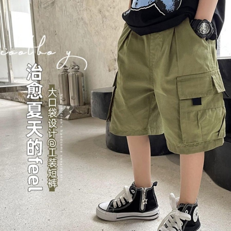 Boys DALANGSHANGPAI | Boys' Casual Cargo Shorts