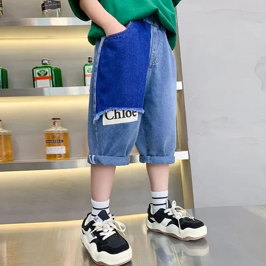 Boys DALANGSHANGPAI | Boys' Casual Denim Shorts