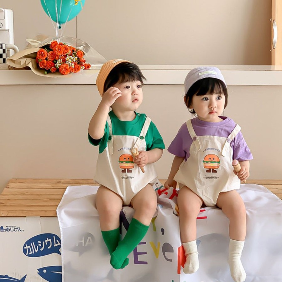 Babies/Toddlers DIANXI | Baby Hamburger Two-Piece Set