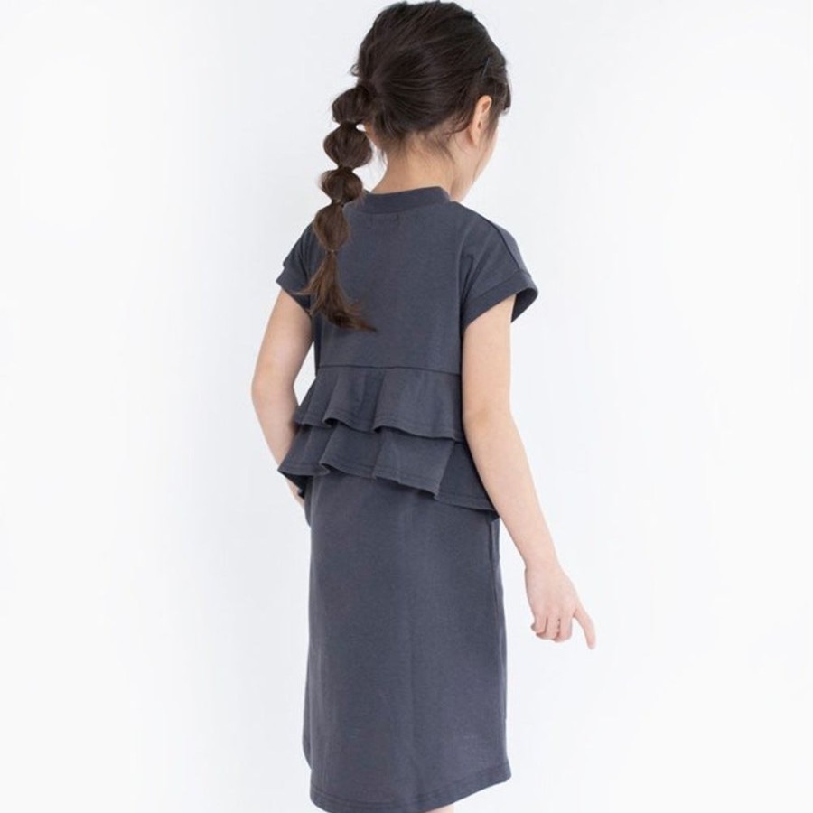 Girls TAKIBABE | Girls' Japanese Style Ruffled T-Shirt Dress