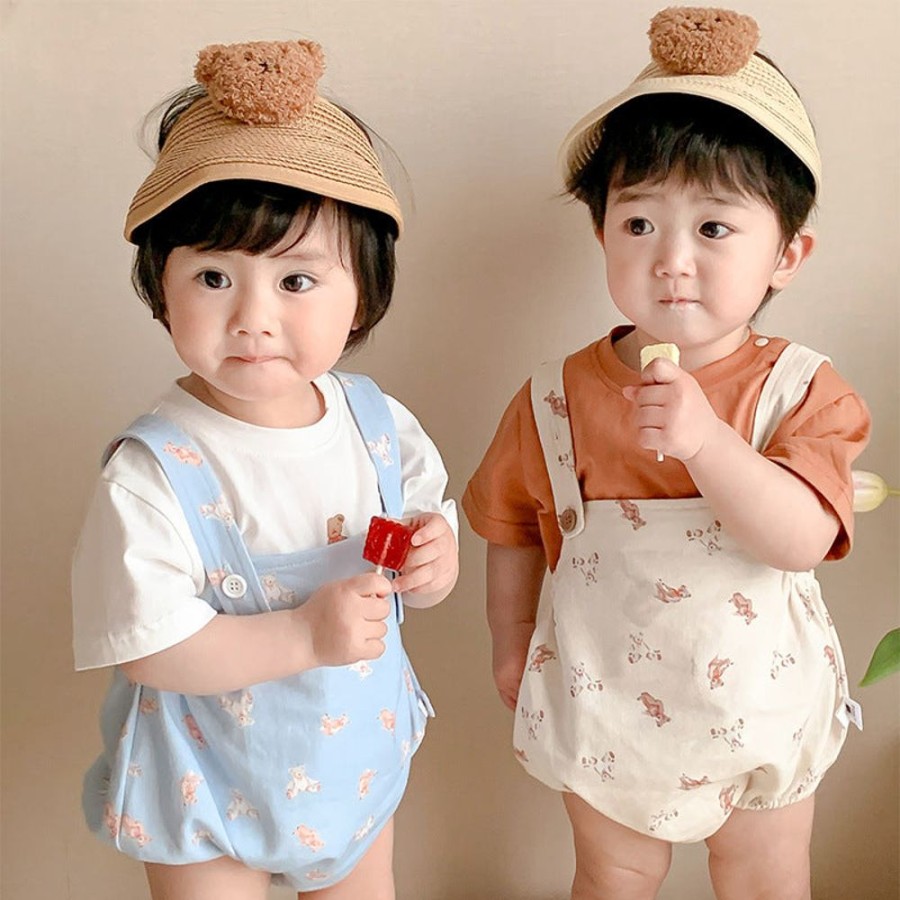 Babies/Toddlers DIANXI | Baby Cartoon Bear Two-Piece Set