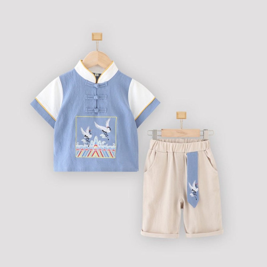 Boys YOUAIBANG | Boys' Chinese Hanfu Clothing Set