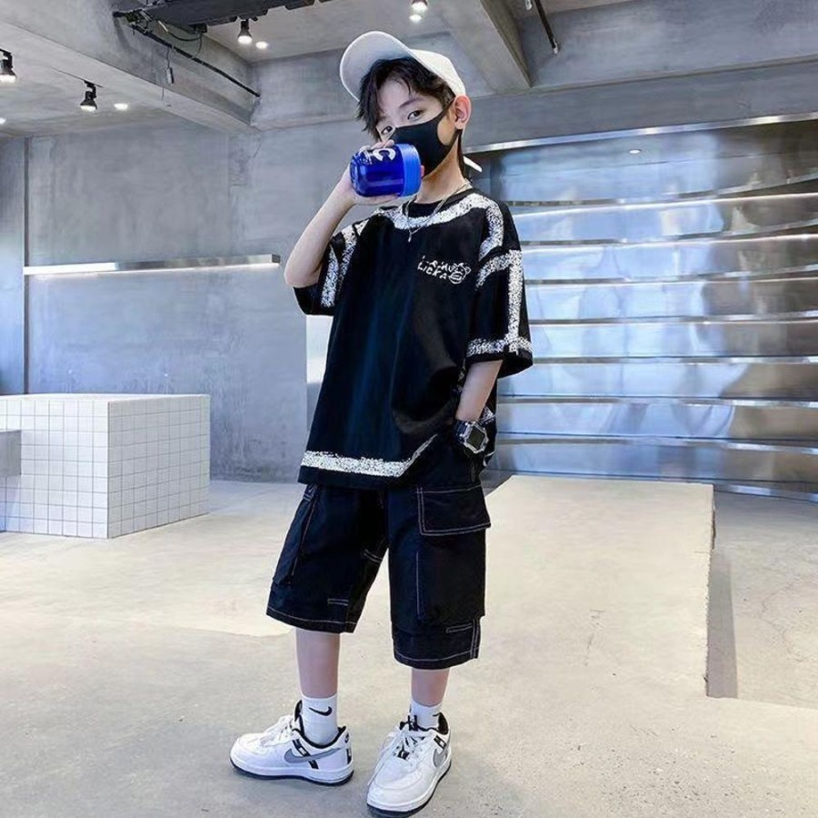 Boys TAOYILE | Boys' Casual T-Shirt And Shorts Two Pieces Set