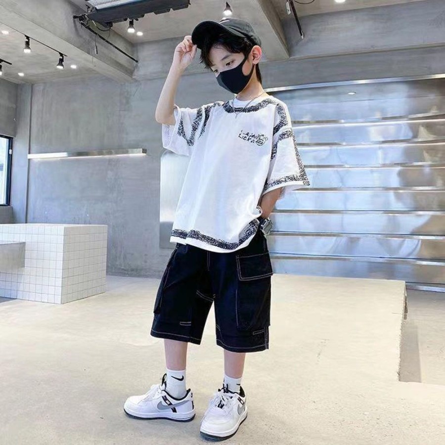 Boys TAOYILE | Boys' Casual T-Shirt And Shorts Two Pieces Set