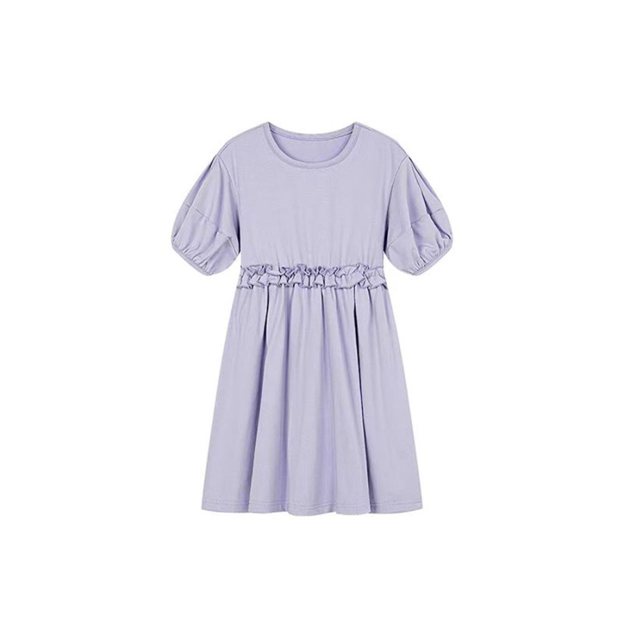 Girls TAKIBABE | Girls' Puff Sleeves Princess Dress