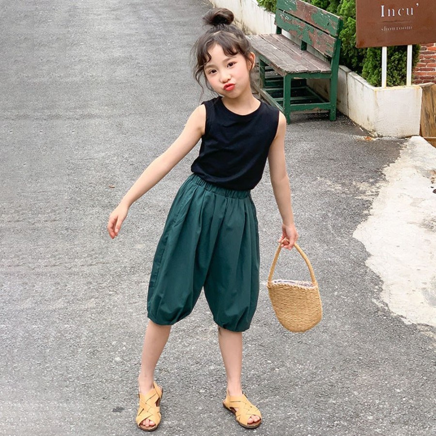 Girls LITTLE POTATO | Korean Style Girls' Two Pieces Set Pants + Top Two Pieces Set