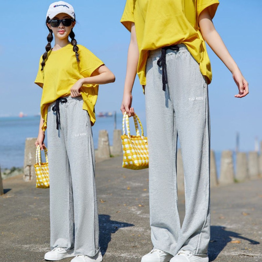 Girls BEST DEAR | Girls' Casual T-Shirt And Pants Two Pieces Set T-Shirt + Pants Two Pieces Set