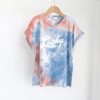 Girls TAKIBABE | Korean Style Girls' Tie-Dye And Denim Wide-Leg Outfit