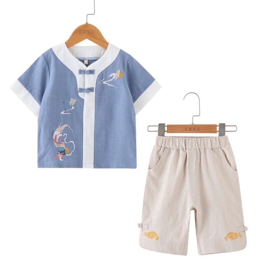 Boys YOUAIBANG | Boys' Chinese Hanfu Clothing Set