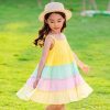 Girls AONUOSI | Girls' Rainbow Dress