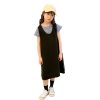 Girls LITTLE POTATO | Girls' Korean Style Striped T-Shirt And Suspender Dress Two Pieces Set T-Shirt + Dress Two Pieces Set