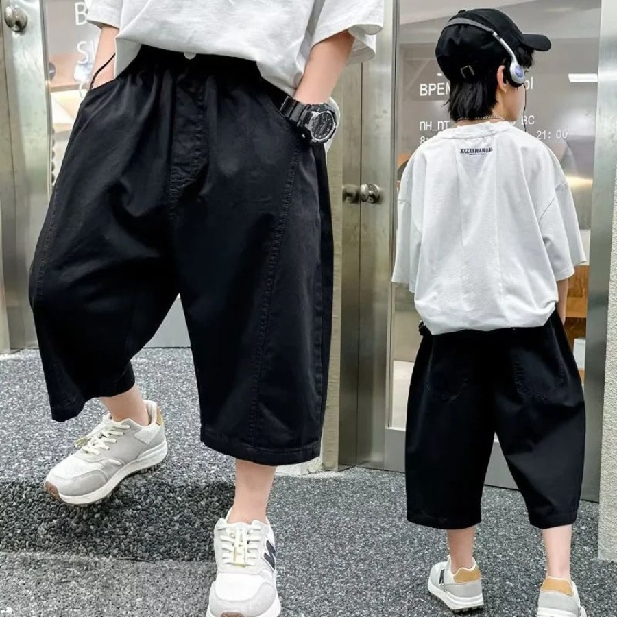 Boys DALANGSHANGPAI | Boys' Casual Cropped Pants