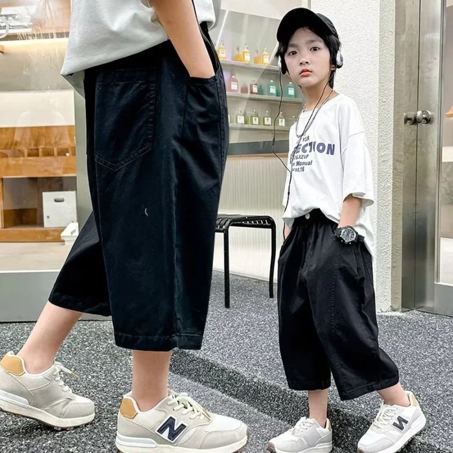 Boys DALANGSHANGPAI | Boys' Casual Cropped Pants