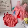 Babies/Toddlers DIANXI | Baby Girl Tulle Onesie Dress Three-Piece Set