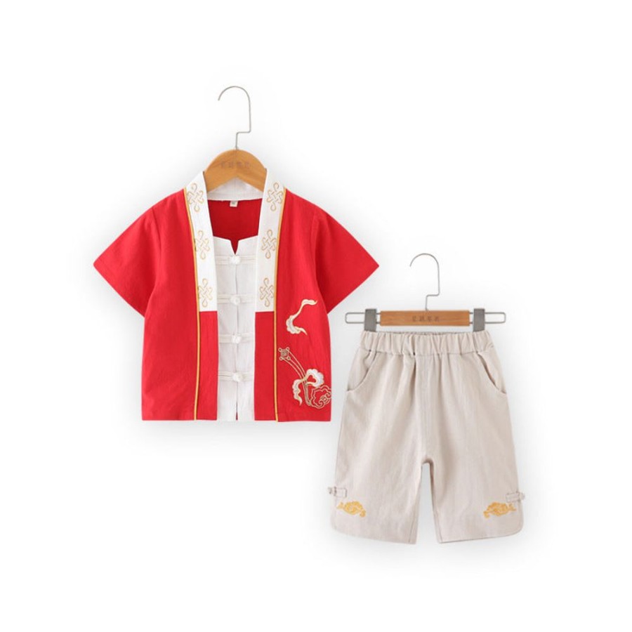 Boys YOUAIBANG | Boys' Chinese Hanfu Clothing Set