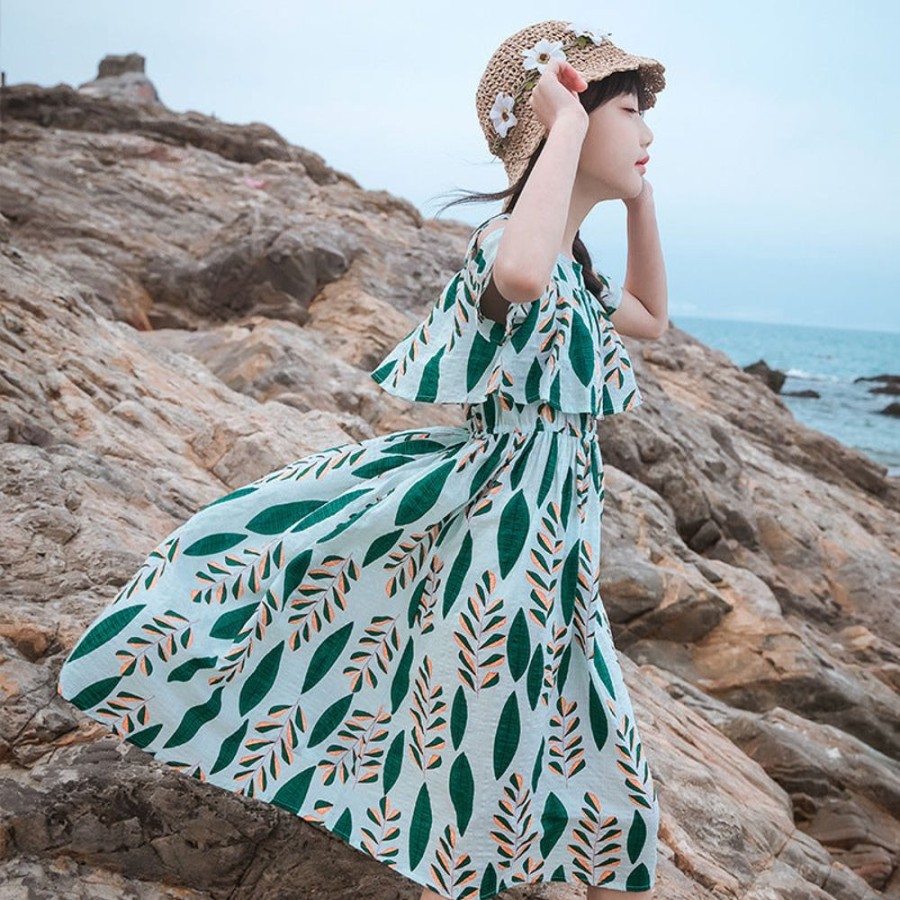 Girls AONUOSI | Girls' Korean Style Beach Dress