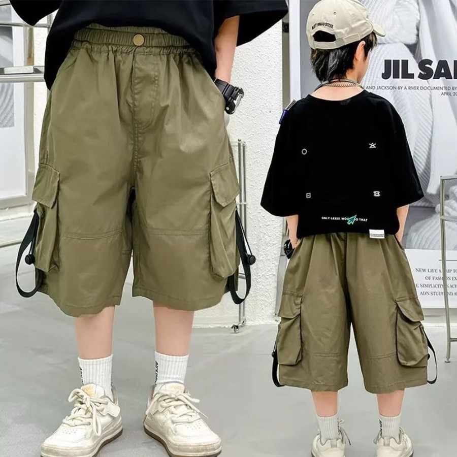 Boys DALANGSHANGPAI | Boys' Casual Cargo Shorts