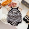 Babies/Toddlers DIANXI | Baby Girl Onesie Leopard Print