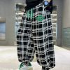 Boys DALANGSHANGPAI | Boys' Ice Breeze Checkered Pants