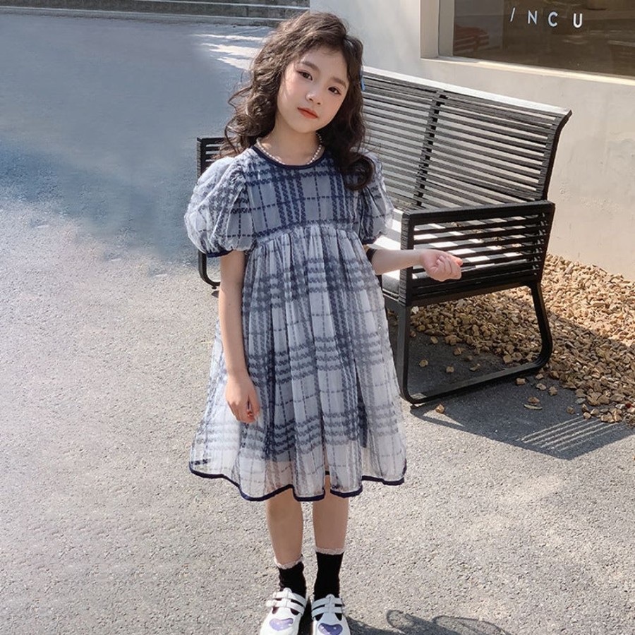 Girls LITTLE POTATO | Korean Style Girls' High-Waist Princess Dress