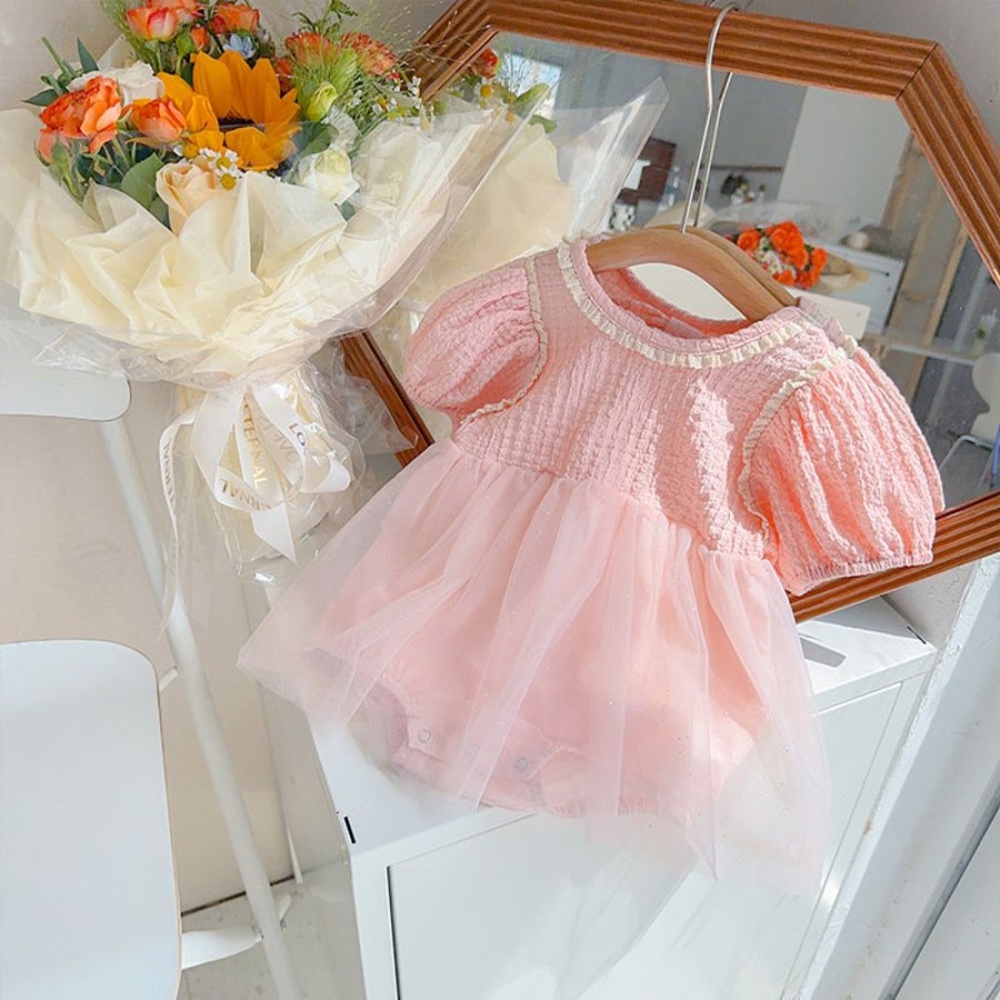 Babies/Toddlers DIANXI | Baby Girl Tulle Onesie Dress