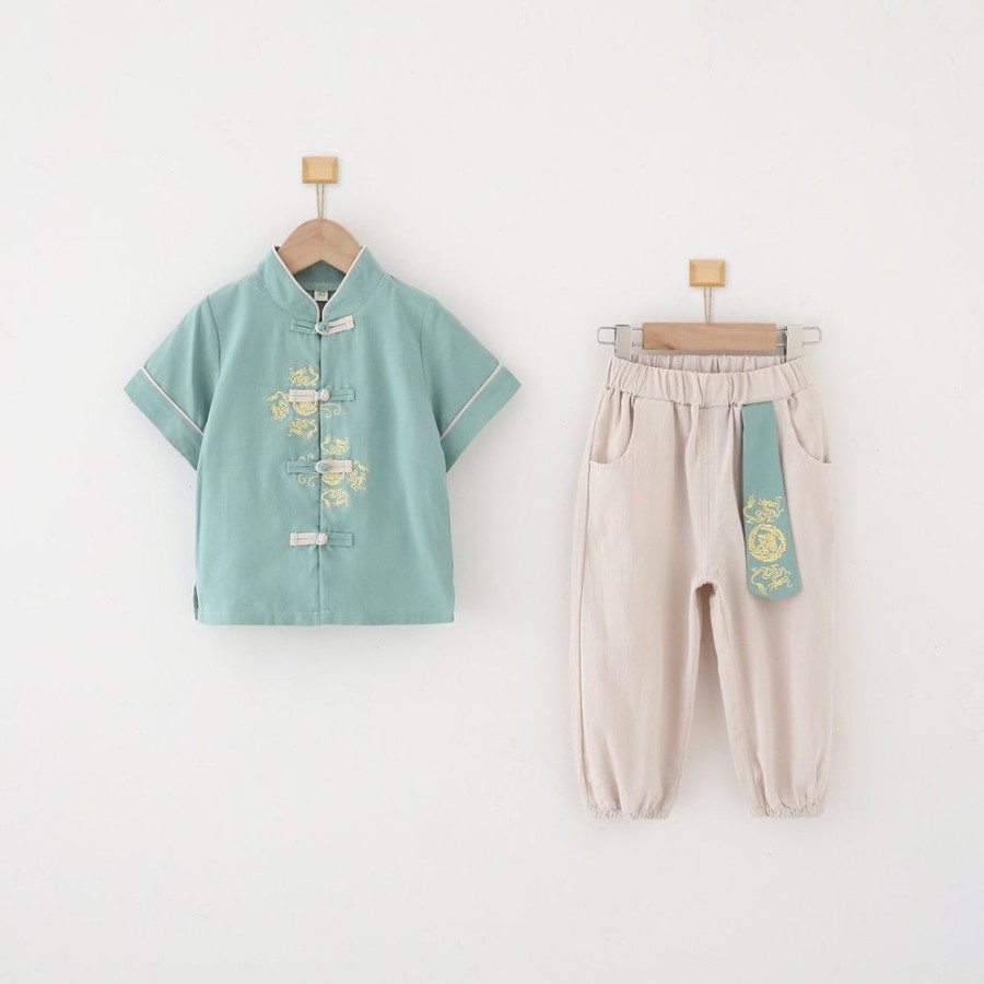 Boys YOUAIBANG | Boys' Chinese Hanfu Clothing Set