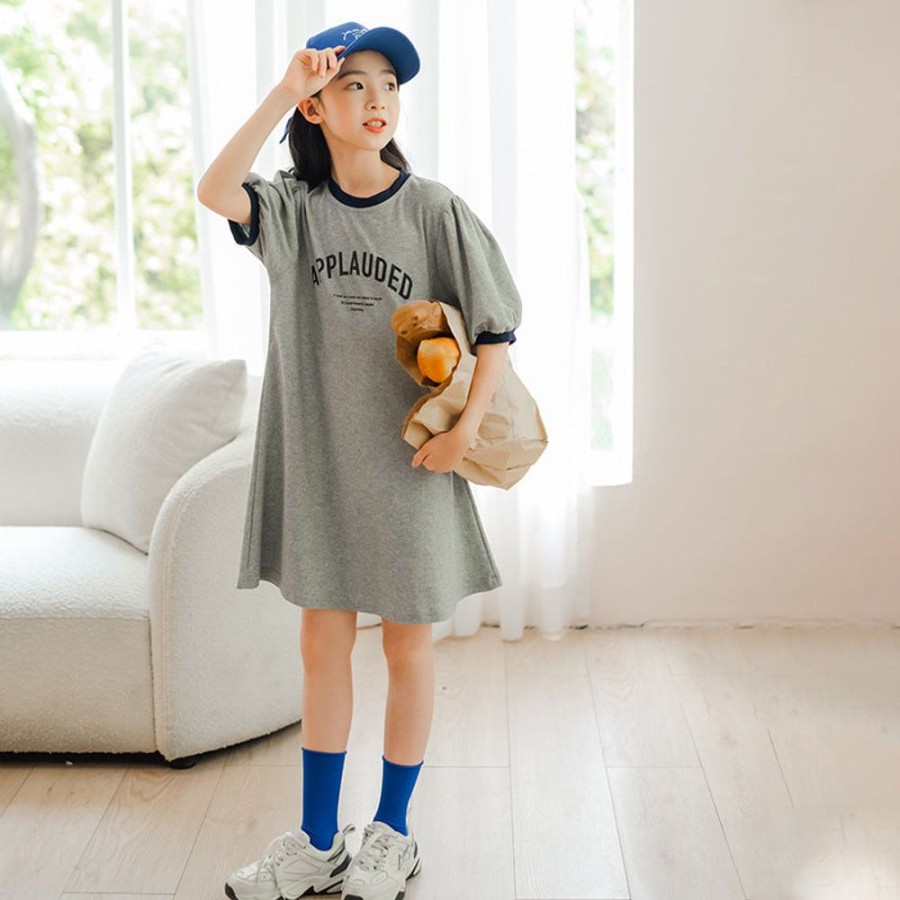 Girls TAKIBABE | Girls' Casual T-Shirt Dress