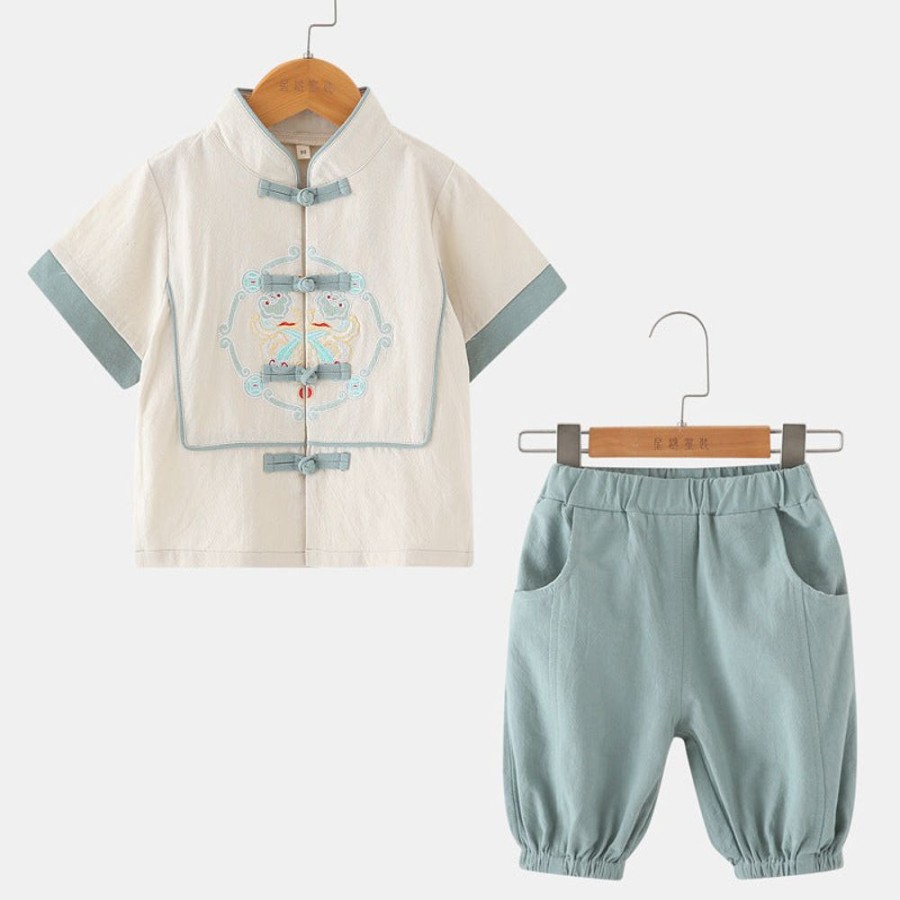 Boys YOUAIBANG | Boys' Chinese Hanfu Clothing Set