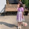 Girls LITTLE POTATO | Girls' Korean Style Lace Patchwork Princess Dress