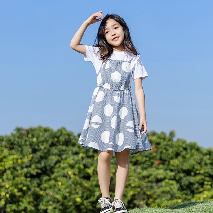 Girls AONUOSI | Girls' Korean Style Dress Polka Dot