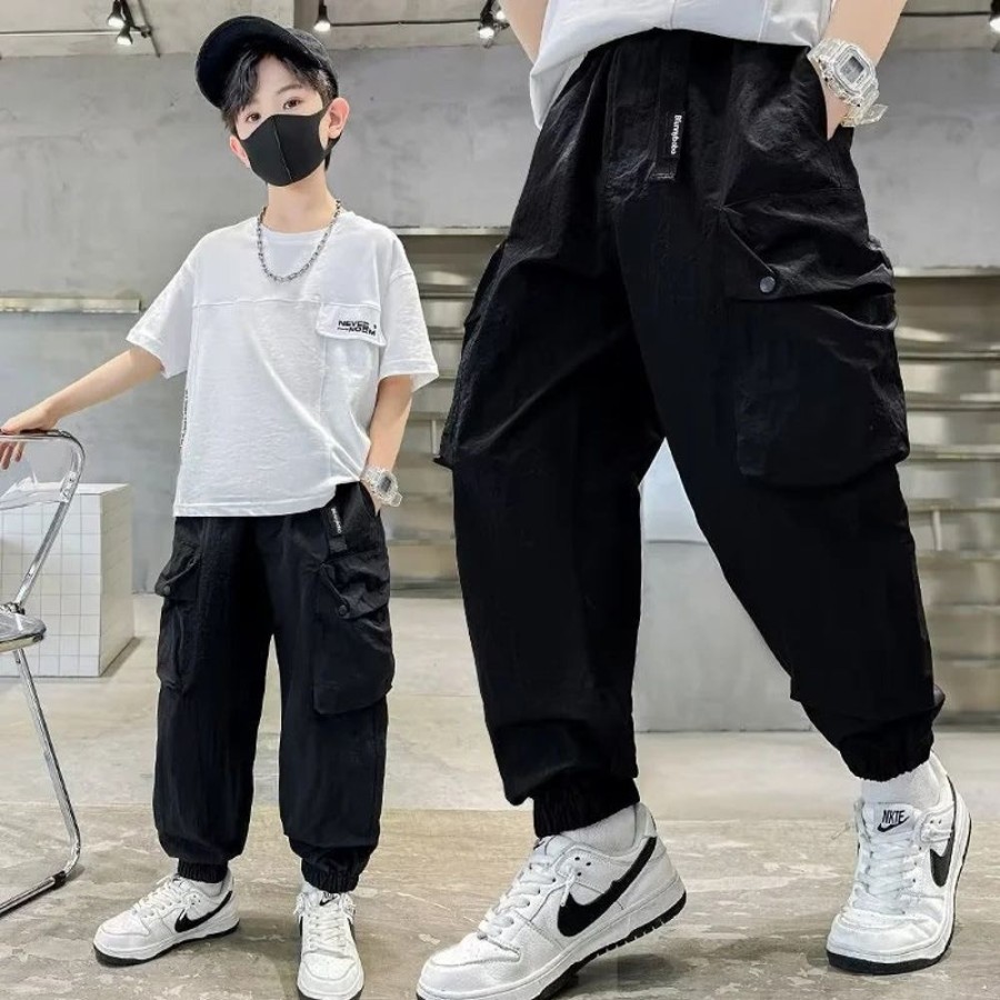 Boys DALANGSHANGPAI | Boys' Casual Cargo Pants