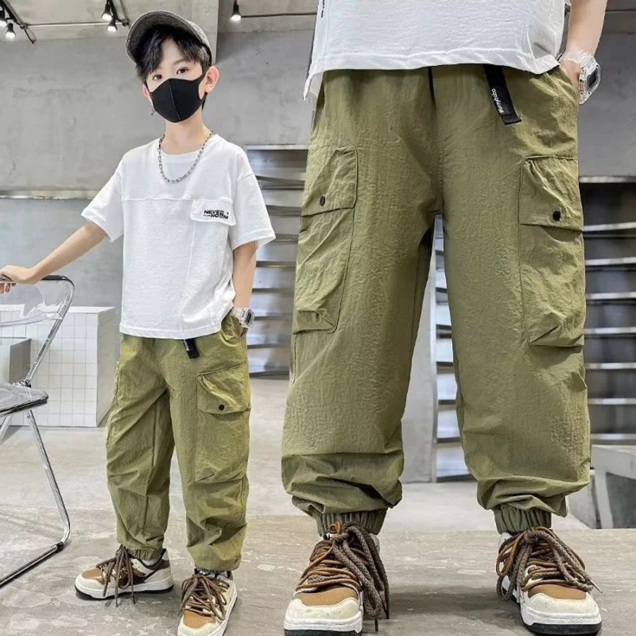 Boys DALANGSHANGPAI | Boys' Casual Cargo Pants